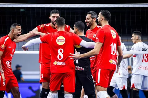 رجال طائرة الأهلي يفوز على نيمو ستارز في بطولة إفريقيا للأندية